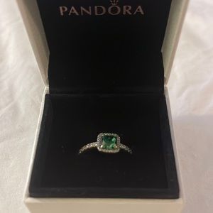 Pandora crystal gemstone ring in size 7